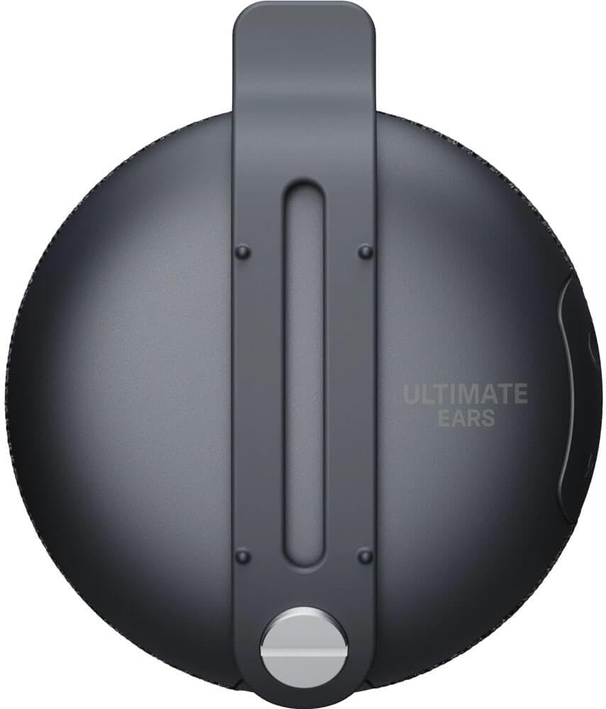 Ultimate Ears UEMINIROLBLK Miniroll Portable Bluetooth Speaker - Gentle Black (Renewed)