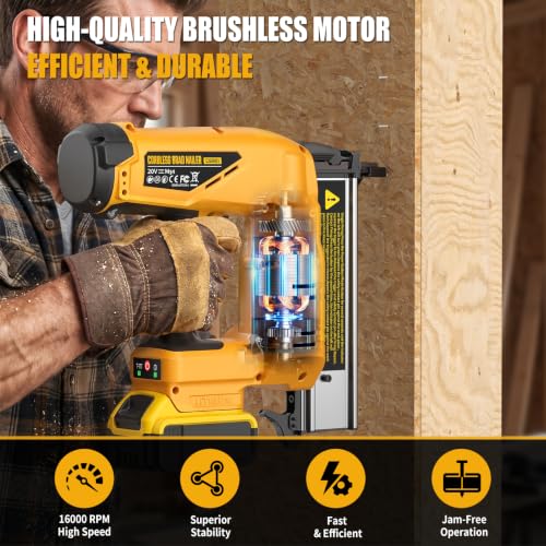 VERVEWAVE Cordless 2-in-1 Brad Nailer for DeWalt