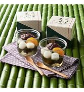 Amazon.co.jp: 伊藤久右衛門 秋ギフト 宇治抹茶あんみつ 4個入 (ゼリー