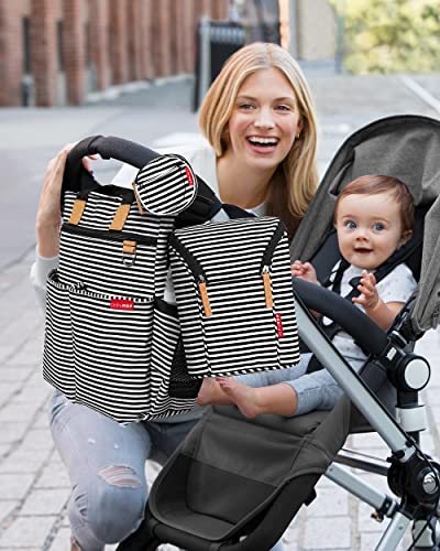 Skip Hop Baby Bottle Bag, Grab & Go, Black/White Stripe - Thumbnail 6