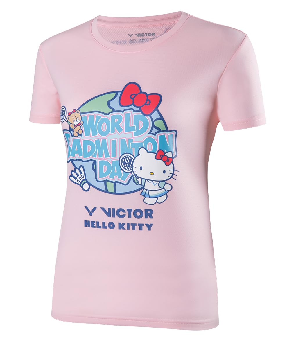 VICTORX Hello Kitty Casual T-Shirts (W) World Badminton Day T-K301