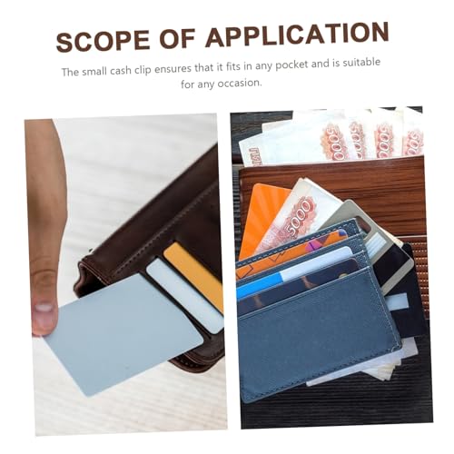 Stainless Steel Money Clip Money Cash Clips Convenient Money Clip Big Paper Clips Money Clip for2