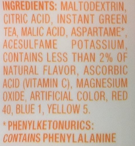 Crystal Light 644135152502 Natural Green Tea Peach Mango Drink Mix thumb #4