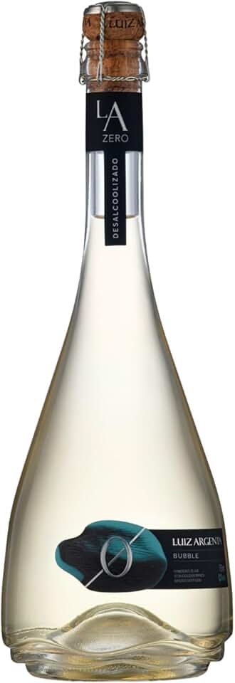 Espumante Branco Demisec Chardonnay Sem Álcool 750ml - Luiz Argenta
