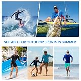 MEETWEE Herren Rash Guard Rash Vest Männer Langarm/Kurzarm UV Schutz T-Shirt Tops UPF 50+ Schnelltrocknend für Schwimmen Surfen Wassersport