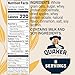 Quaker Protein Instant Oatmeal, Apple Cinnamon, 12g Protein per Serving, Whole Grains, No Artificial Flavors, No Added Colors, 2.11 oz Packets, (6 Pack)