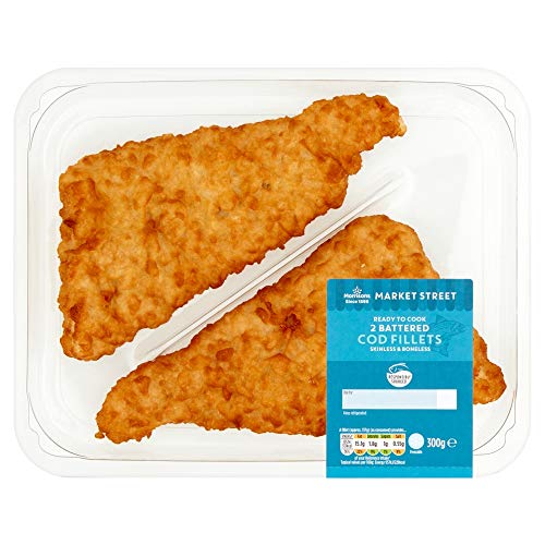 Morrisons Market St Battered Cod Fillets 300g