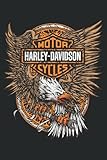 harley davidson fleece jacke damen  Kalender 2022 Harley Davidson Schwarz Adler Notizbuch Wochenplaner