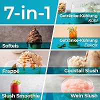 KLAMER Softeismaschine, Eismaschine & Slush Maschine mit 7 Programmen – Ansicht 5