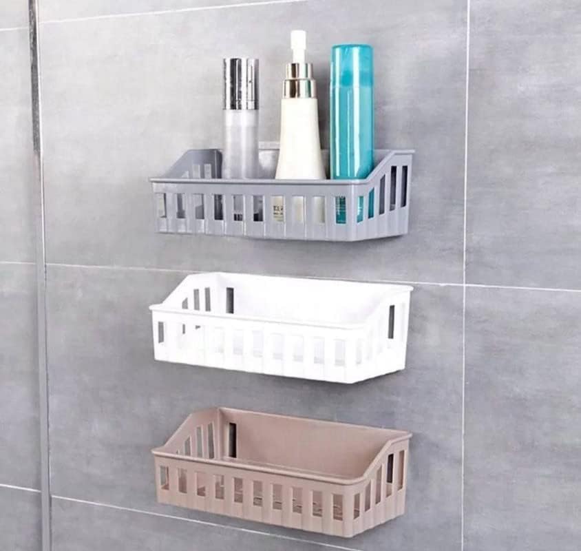 Dazzy Store Plastic Rectangular Multipurpose Wall Shelves Shelf Self