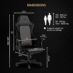 noblechairs Hero Gaming Chair - Office Chair - Desk Chair - PU Faux Leather - Black/Red
