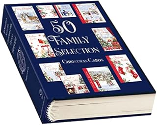 Bumper Value Christmas Cards Family Selection 50 Pack 10 Designs (5 of Each) Cute Traditional