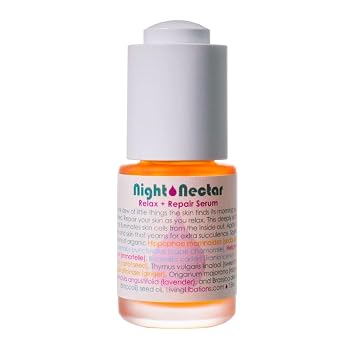 LIVING LIBATIONS - Organic Night Nectar Facial Oil | Natural, Wildcrafted, Vegan Clean Beauty 0.5 fl oz | 15 mL