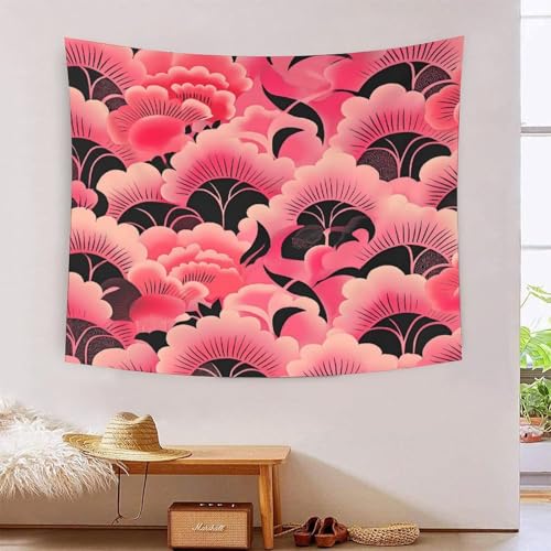 Tapisserie murale pour masquer les défauts d'un mur - Tissu décoratif 3D Fleurss salon 180x230cm