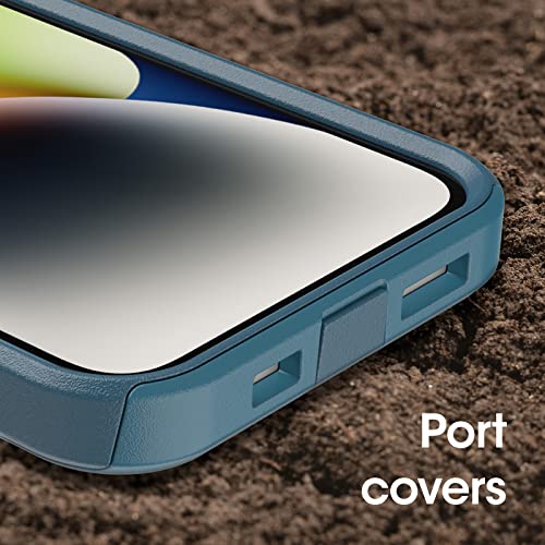 OtterBox iPhone 14 & iPhone 13 Commuter Series Case - DONT BE BLUE (Blue), slim & tough, pocket-friendly, with port protection by OtterBox - Image 5