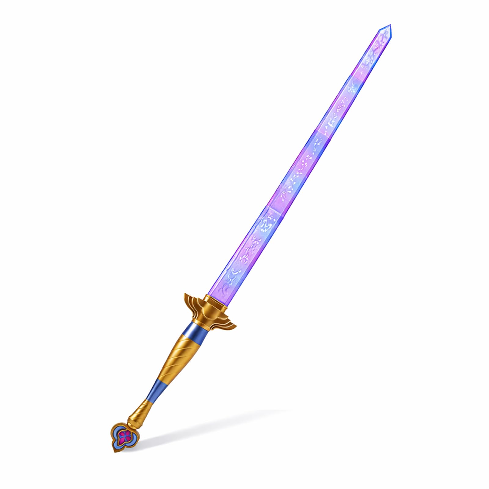 Denash 3D Printed Cosplay Sword, Retractable Telescopic Cosplay Sword, Colorful Role Play Prop for Conventions, Festivals and Themed Parties