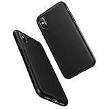 iPhone X Case, iPhone X Cover, Skin-Friendly PU Case (Man-Made Leather) Shockproof of Heavy Duty Full Protective, No Fingerprints and Easy Clean-Black(Vintage Pattern)