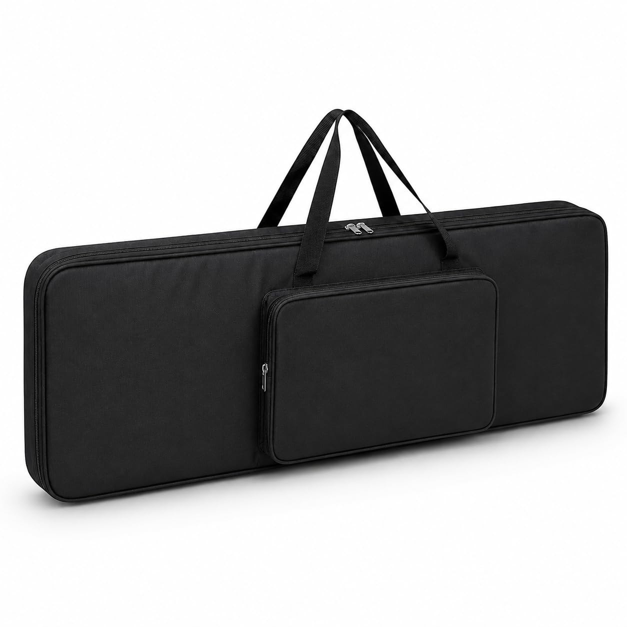 Cotton 38 Inch Padded Keyboard Cover Bag - Durable Waterproof Piano Bag for Psr-F52, F51, E263, Casio Ctk 2550, 3500, Ct-S200, Ct-S300 Portable Piano - Black-image-35