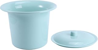 Didiseaon Boy Girl and Elderly Bedpan with Lid Urinal Bucket Premium Plastic Chamber Pot for Home Use Sealed Design for Easy Disposal Green