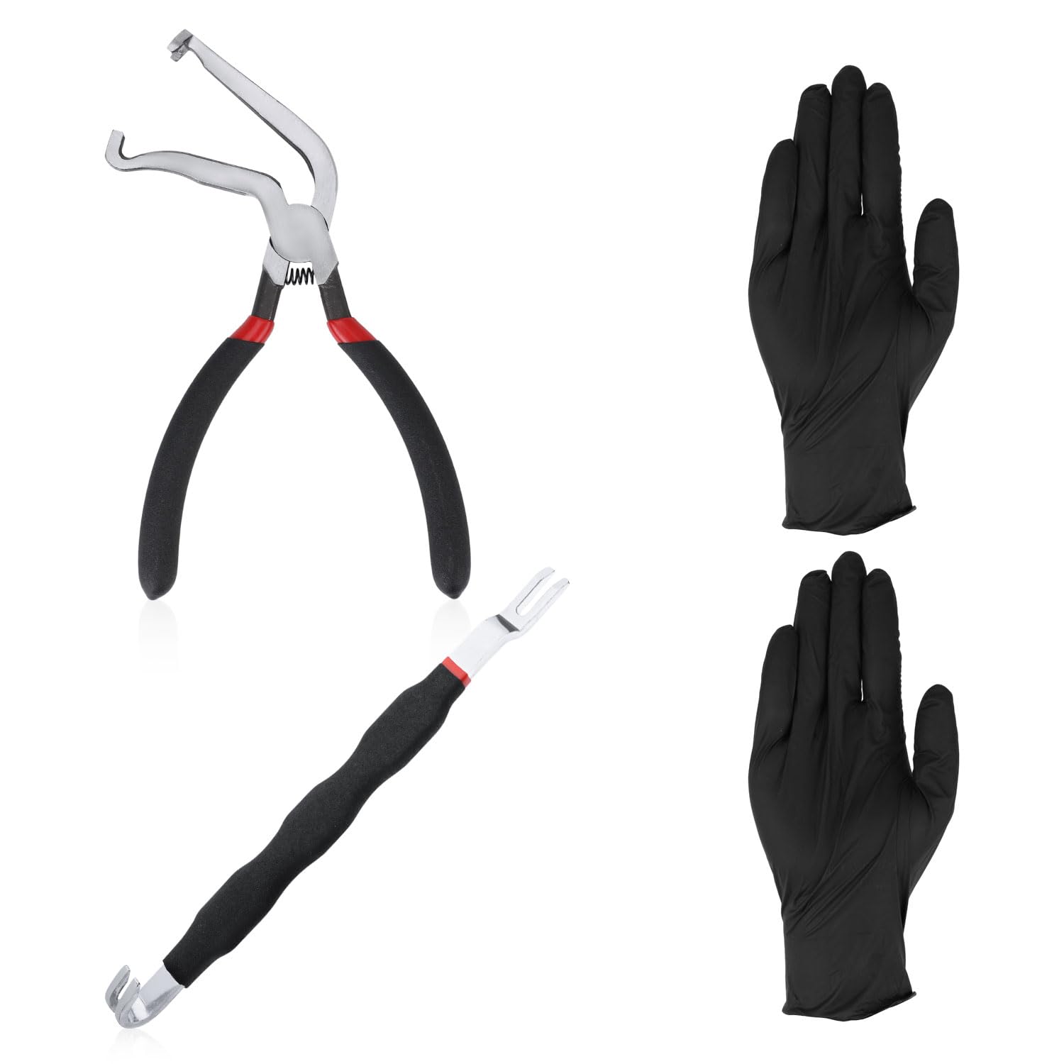 Gosknor Elektrische Trennzange fürs Auto, Electrical Disconnect Pliers & Steckertrenner Metall Electrical Connector Pliers Werkzeug Kraftstoffleitungen für Stecker mit Drucklasche