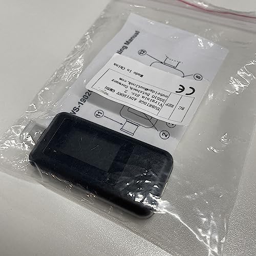 VOKTTA USB tester napięcia USB C, miernik napięcia 0-5 A 4-30 V, tester prądu, ładowarka C, kolorowy wyświetlacz typu C, woltomierz, amperomierz