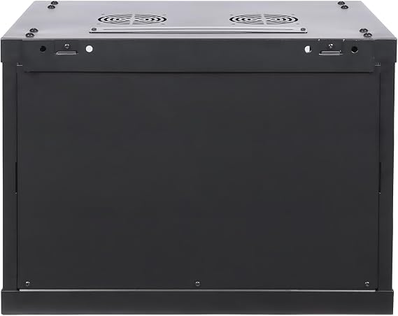 9U Wall Mount Server Cabinet Network Rack Enclosure Locking Glass Door by NETECABLE