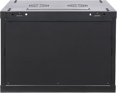 9U Wall Mount Server Cabinet Network Rack Enclosure Locking Glass Door by NETECABLE