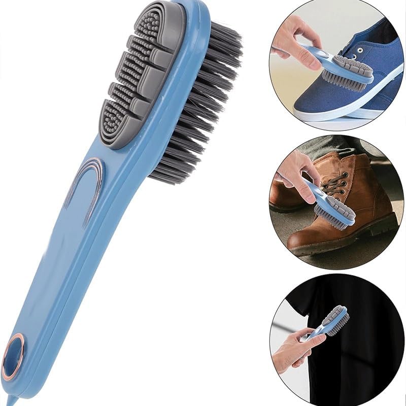 Multi-Functional Shoe Brush Clothes Clean Shoes Scrubbing Cleaning Soft Silicone