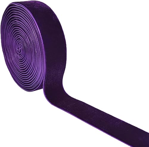 Miniatura 87 de Cinta de terciopelo para decoración, manualidades, bricolaje y caja de regalo, para bodas, Navidad y el Día de San Valentín