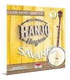 Savarez Banjo Saitensatz Bluegrass - für 5-Saiter - Custom Light - BN80CL