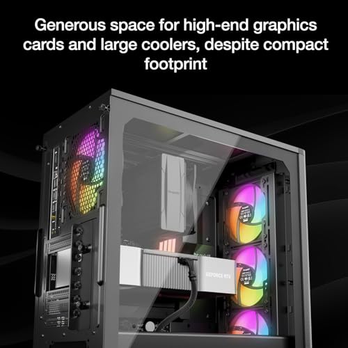 Image of be quiet! Pure Base 501 LX Black Mid-Tower ATX Case | High Airflow | 4 Preinstalled Light Wings LX PWM Fans | ARGB Lighting with Controller and PWM hub | Optimized Air Pressure Case | BGW78