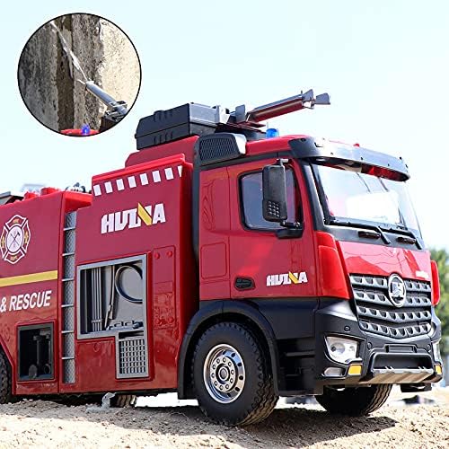 TOUCAN RC HOBBY HUINA 1/14 RC 2.4G 562 Box Water Sprayable Fire Truck Car Model Gift Battery for Ages 14+