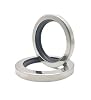 Oil Seal O Rings Stainless Steel Shaft Seal with PTFE Double Lips for Rotary Screw Air Compressor Oil Seal 1PC 35 X 45-55 X 5 * 14mm (35 * 45 * 5)