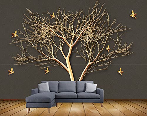 Beibehang Exclusive BRZ1354 Beautiful Tree Birds HD 3D Wallpaper(182 cm x 152 cm)