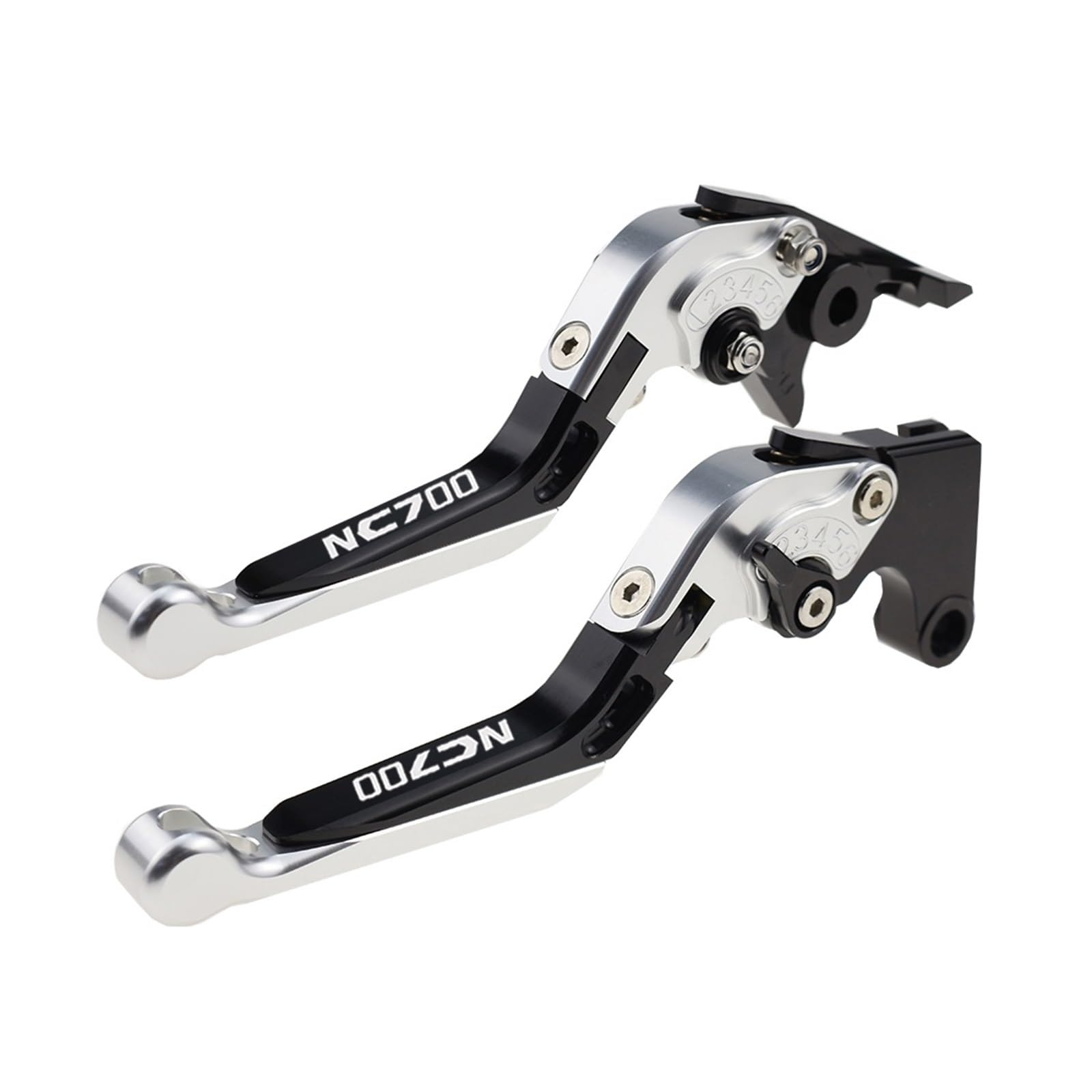Jghfdws 29 Motorcycle Brake Clutch Lever Set For Nc700 Motorcycle Folding Extendable Brake Clutch Levers Set(29)