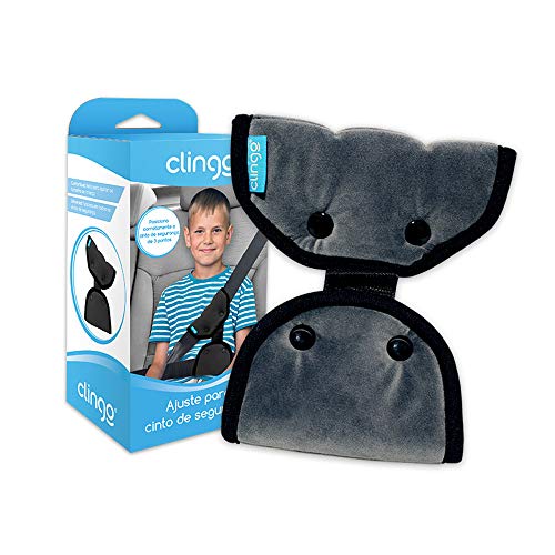 Ajuste Cinto De Segurança 3 Pontos Universal, Clingo, Cinza