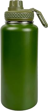 32 oz Insulated Water Bottle with Spout Lid Double Wall vacuum Stainless Steel Insulation