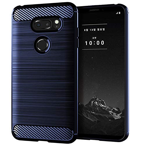 NEKOYA Funda LG Signature Edition 2017,Carcasa con [Gel de sílice de Fibra de Carbono] [Anti-Huella Dactilar][Mano Antideslizante] Anti-rasguños Estuche para Case Cover LG Signature Edition 2017