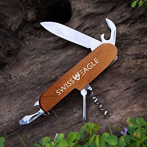 Miniatura 7 de Swiss Eagle Cuchillo de ejército multiherramienta paquetes de 11 herramientas en tu bolsillo