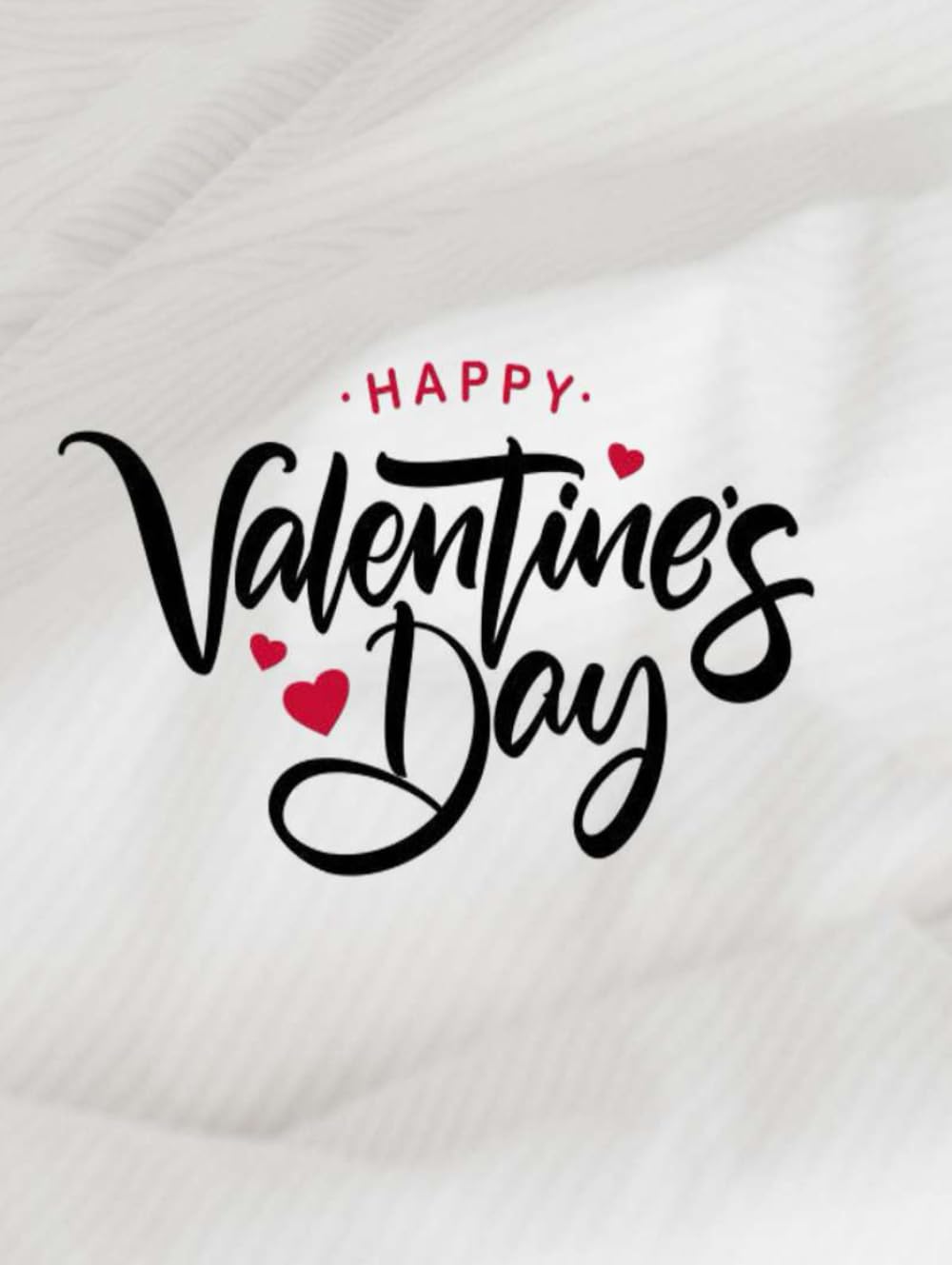 NoteBook "Happy Valentines Day" 75 pages, White