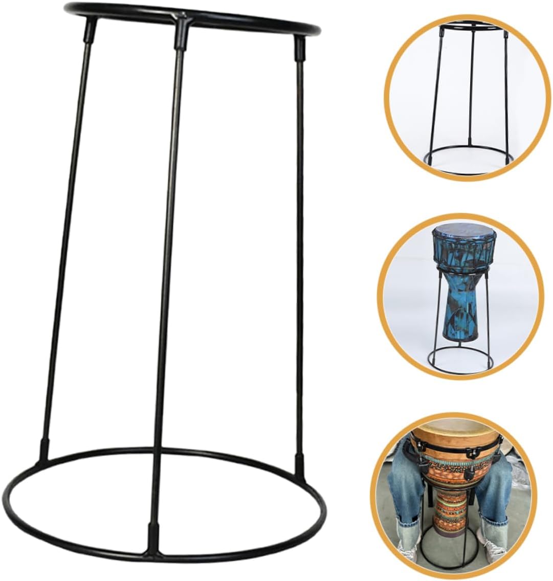 Abaodam African Drum Holder Stand for Djembe Lightweight and Portable Bracket for Practice and Stage Performance Easy Installation for Beginners and Professionals