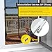 Jalousiescout ProtectLine Fliegengittertür zum Schutz vor Mücken, strapazierfähiges Fiberglas mit Aluminiumrahmen, einfache Installation, anpassbar an die Tür, 100 x 210 cm, Anthrazit