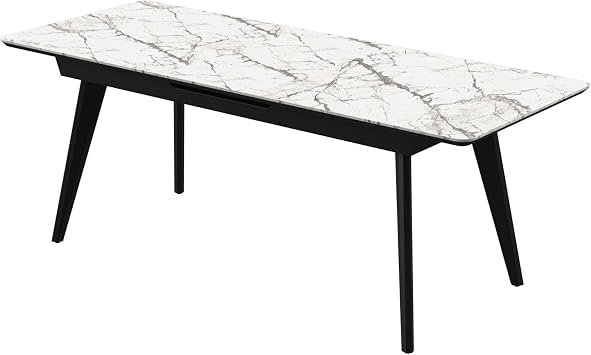 Dining Table Modena 6278 x31x29 Laminam Invisible White