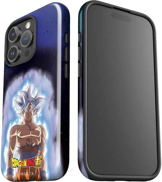 Skinit Impact Phone Case Compatible with iPhone 16 Pro - Officially Licensed Dragon Ball Super Goku Ultra Instinct Design