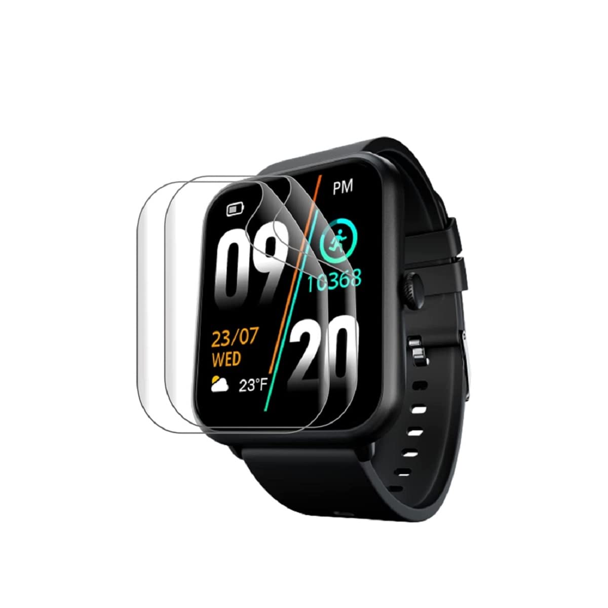 VALSH® Pack of 2 Fire Boltt Ninja Call Pro Plus Smart Watch Screen Guards - Scratch Guard Full Screen Protector Compatible for Fire Boltt Ninja Call Pro Plus 1.83"- Flexible TPU - HD Clear (B0C5VM3ZC2) Amazon Price History, Amazon Price Tracker