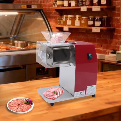 Máquina Eléctrica Cortadora de Carne 1100W Acero Inox miniatura 5