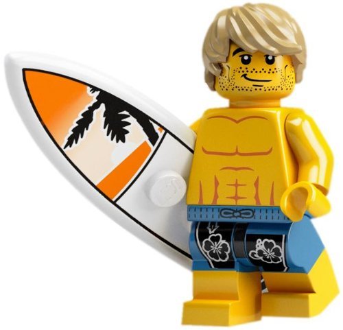 Preisvergleich Produktbild LEGO 8684 - Sammelfigur Surfer aus Serie 2
