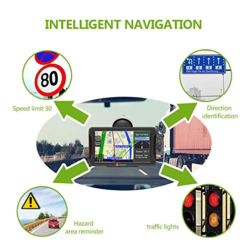GPS Navigation for Car, 7 inch Car GPS HD Touch Screen 8GB 256MB Sat Nav for Cars with USA, Canada, Mexico Lifetime Map Free Update