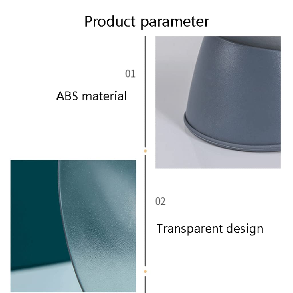 Jabonera, jabonera, jabonera Creativa con Drenaje automático, jabonera con Drenaje Desmontable con Base de Ventosa, jabonera Multifuncional for encimera de baño,Jabonera(Type a)