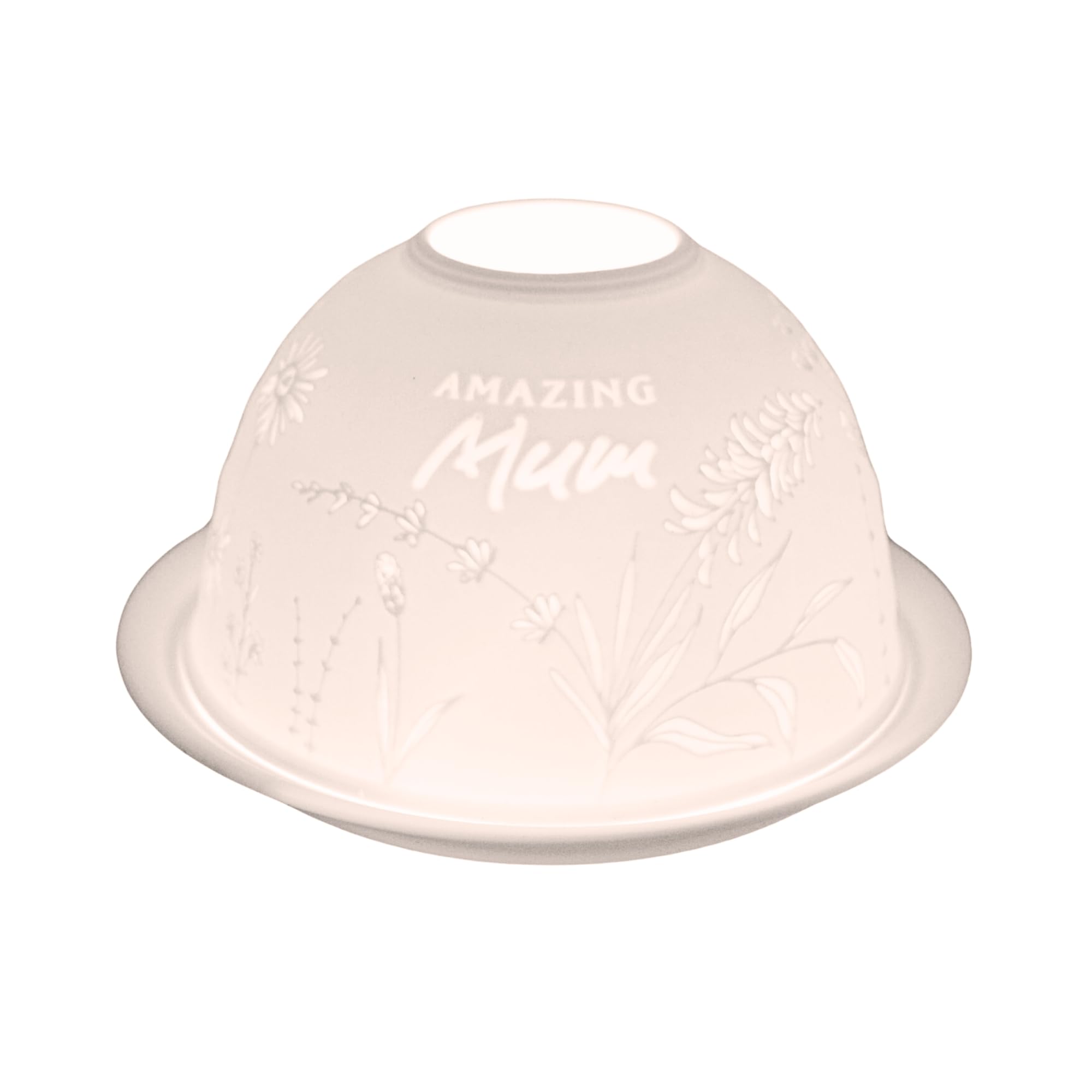 Nordic Lights Amazing Mum Candle Shade & Plate 63583